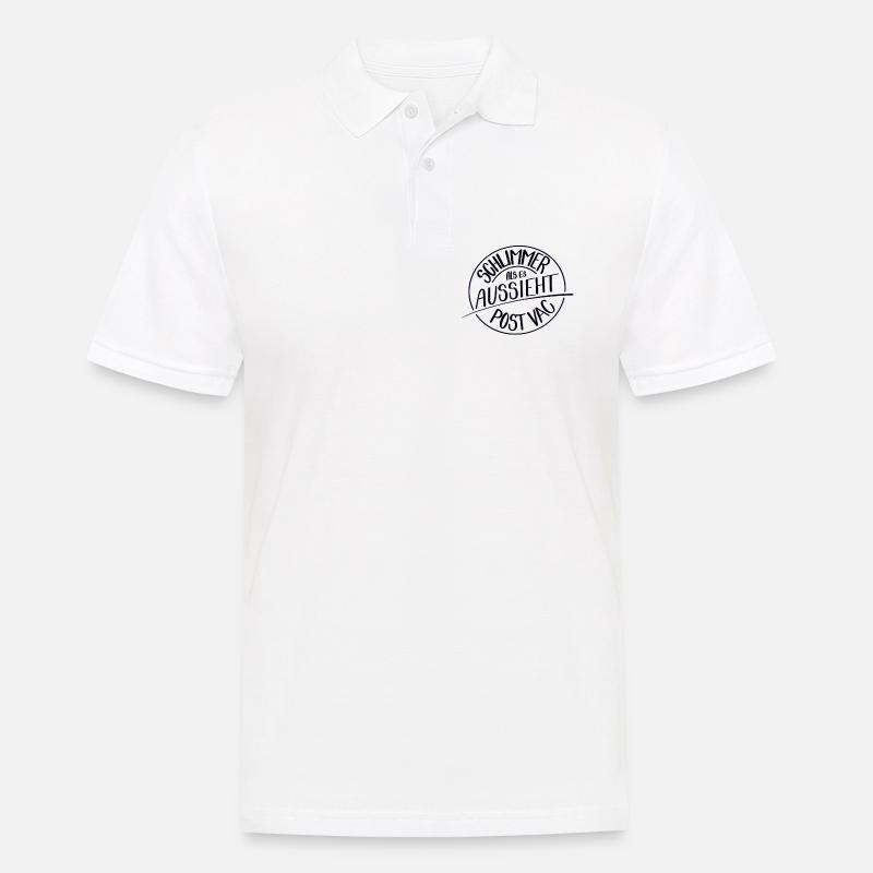 Schlimmer als es aussieht, Post Vac - Männer Poloshirt - Weiß