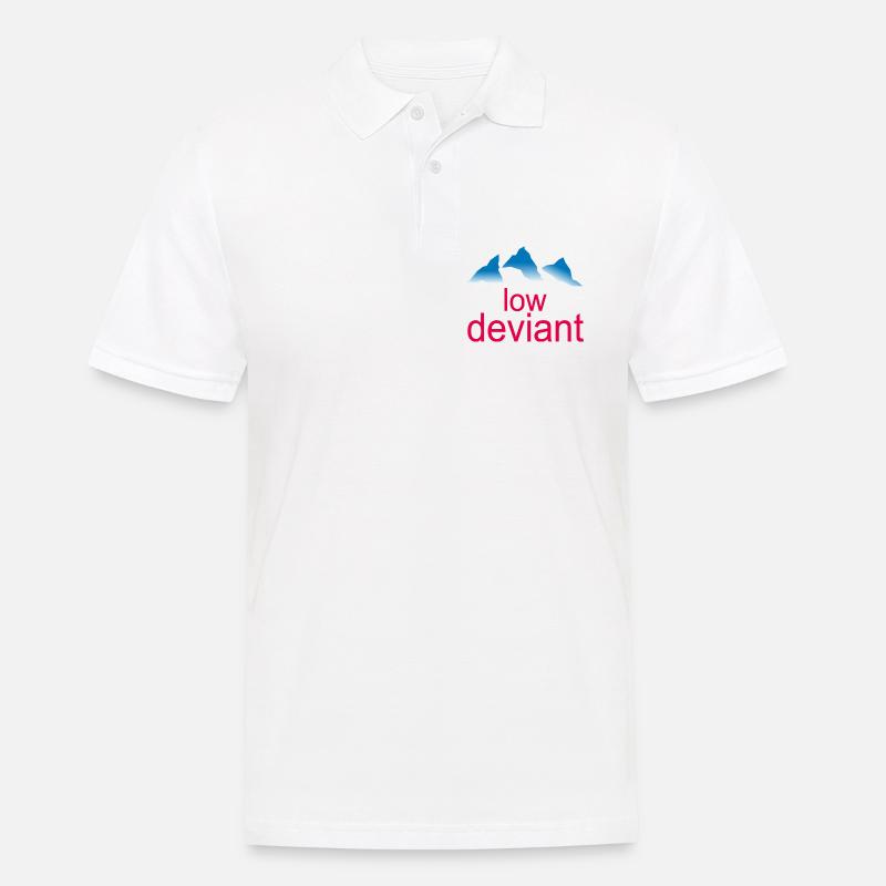 Low Deviant - Männer Poloshirt - Weiß