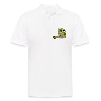 V8 Super R1000 Vabis Truck - Men's Polo Shirt - white - Front - Kai (181cm)