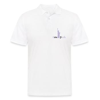 new_york - Polo Homme - blanc - Devant - Kai (181cm)