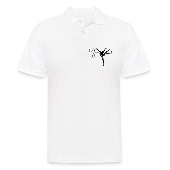 Gymnastik Band - Männer Poloshirt - Weiß - Vorne - Kai (181cm)
