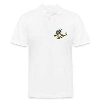 Bunter Vogel - Männer Poloshirt - Weiß - Vorne - Kai (181cm)