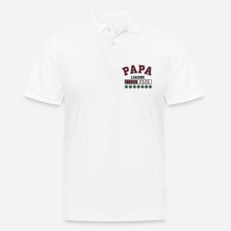 Papa 2026 Caricamento - Polo da uomo - bianco