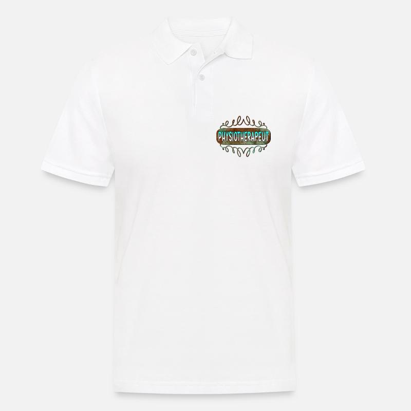 Physiotherapeut - Männer Poloshirt - Weiß