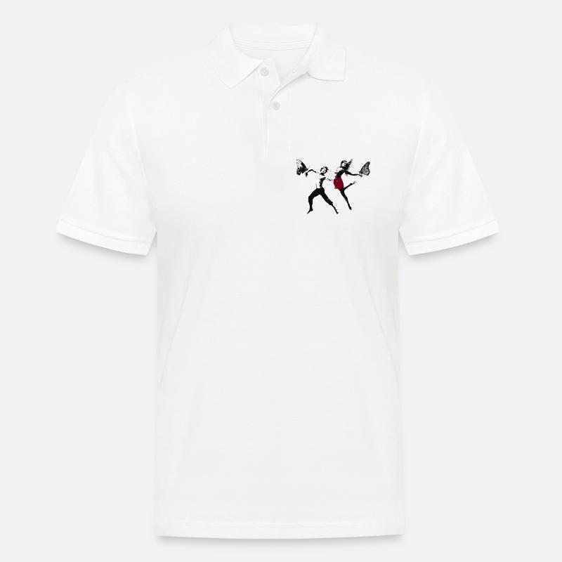 Moderne Dance - Männer Poloshirt - Weiß