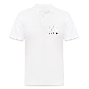 kloana Spotz-kleiner Spatz,Österreichische Dialekt - Männer Poloshirt - Weiß - Vorne - Kai (181cm)