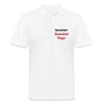L'Expert du Basket - Polo Homme - blanc - Devant - Kai (181cm)