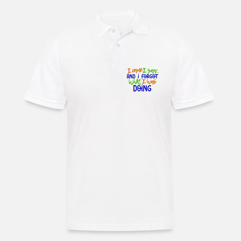 Humorvoll Statement Spruch Sprüche - Männer Poloshirt - Weiß