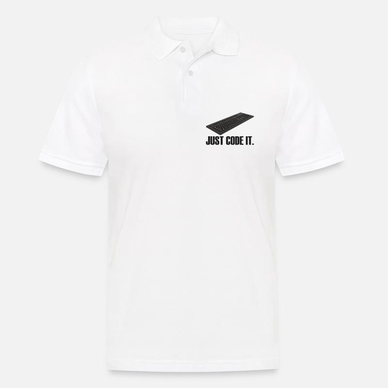 Il suffit de le coder - Polo Homme - blanc