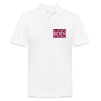 SARDINE. FISH. APRIL FOOL. EASTER. SEA - Men's Polo Shirt - white - Front - Kai (181cm)