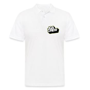Bachelor Party Crew 3D-Typo 3C - Men's Polo Shirt - white - Front - Kai (181cm)