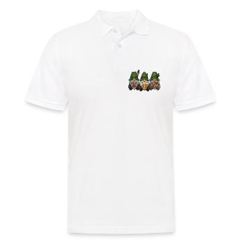 Festival Folklorique des Gnomes Éclipsés Costumes Traditionnels Cadeau de remplacement - Polo Homme - blanc - Devant - Kai (181cm)