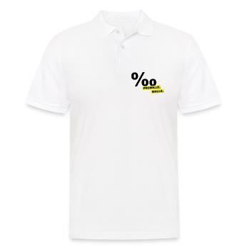 Promille, Malle - Männer Poloshirt - Weiß - Vorne - Kai (181cm)