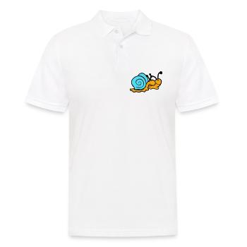 2 Snail Shell Snails Team In Love Friends - Men's Polo Shirt - white - Front - Kai (181cm)