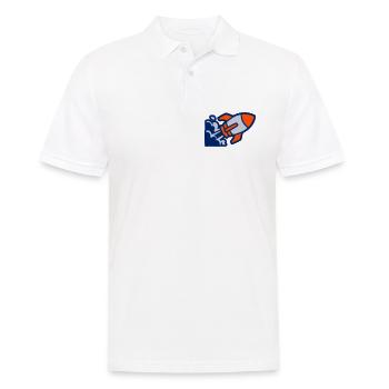 Icône de la fusée du vaisseau spatial - Polo Homme - blanc - Devant - Kai (181cm)