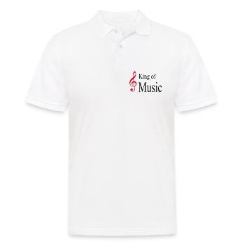 musique - Polo Homme - blanc - Devant - Kai (181cm)