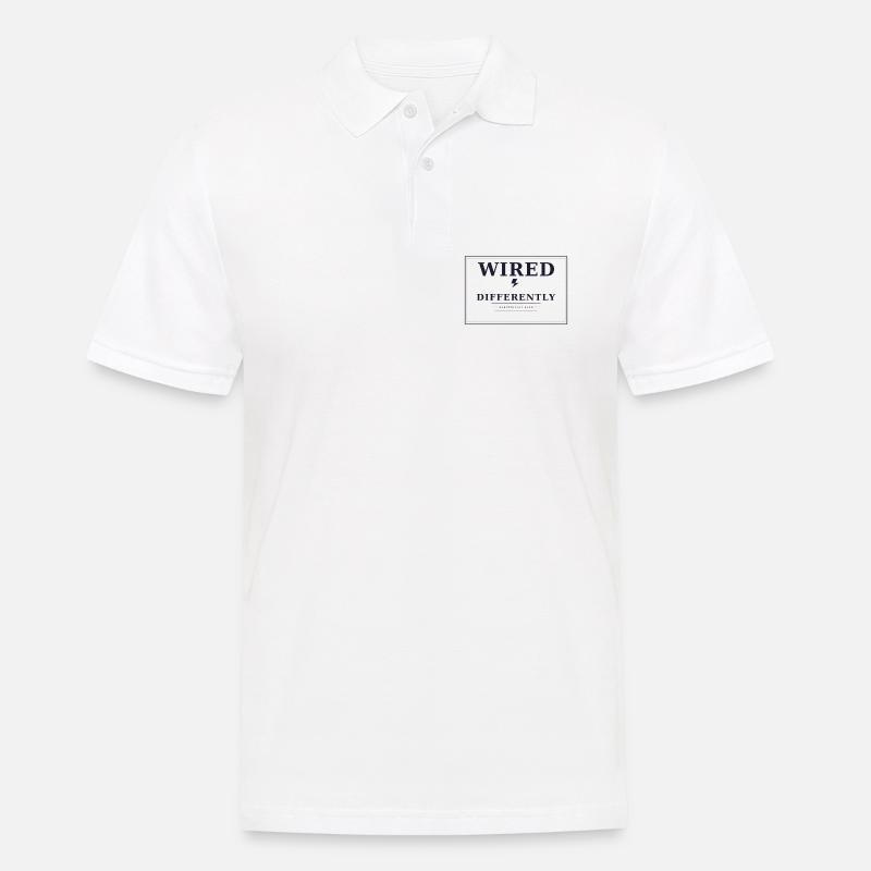 Câblé différemment - Polo Homme - blanc