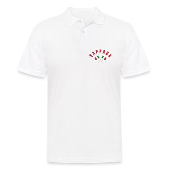 Drapeaux italiens de Sappada - Polo Homme - blanc - Devant - Kai (181cm)