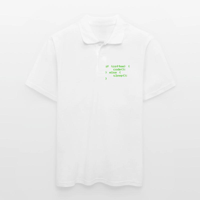 Kein Kaffee Kein Code Programmierer Informatiker Männer Poloshirt