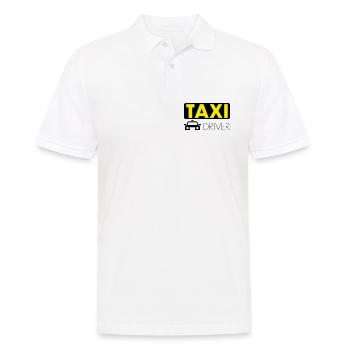 Taxi Fahrer - Männer Poloshirt - Weiß - Vorne - Kai (181cm)