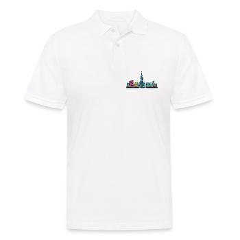 Silhouette de la ville de Tilburg Église Saint-Joseph Art - Polo Homme - blanc - Devant - Kai (181cm)