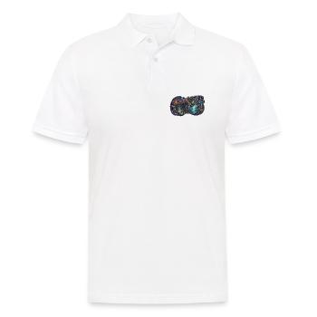 Sentier du Dragon de la Forêt Nocturne - Polo Homme - blanc - Devant - Kai (181cm)