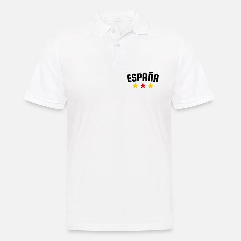 Conception Espagne 3 étoiles - Polo Homme - blanc