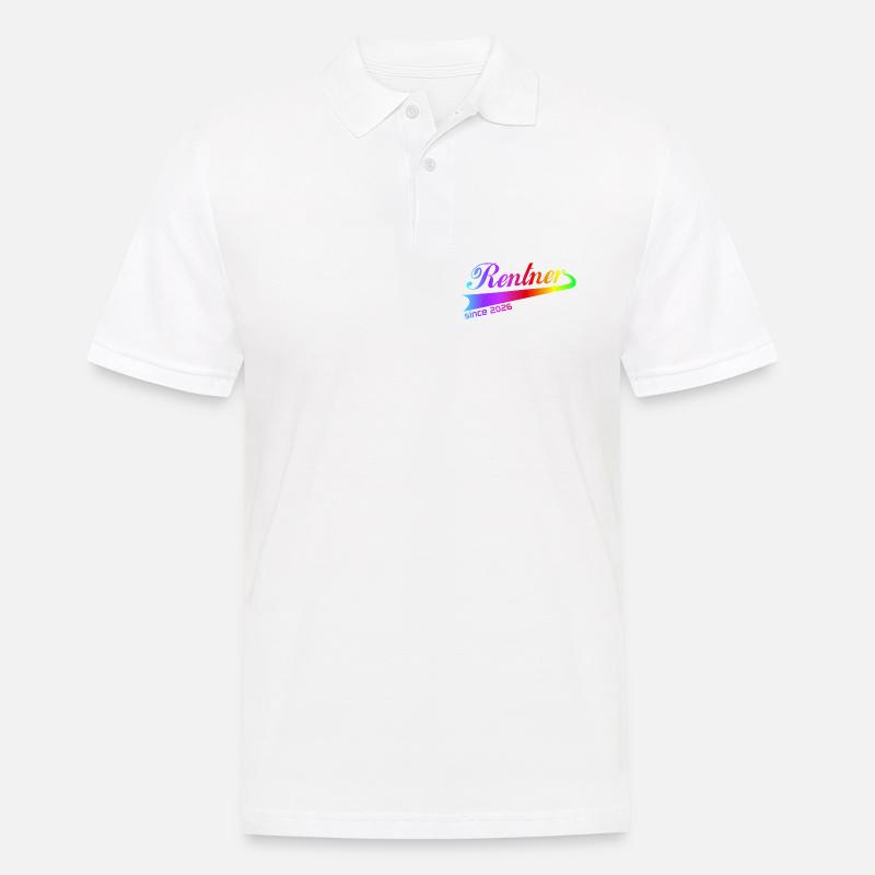 Rentner 2026 Ruhestand Rentner Pullover, Kappe - Männer Poloshirt - Weiß