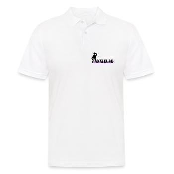 anxious - Men's Polo Shirt - white - Front - Kai (181cm)