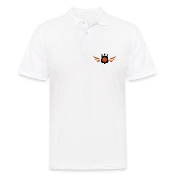 Basketball - Basket Ball - Game - Sport - Player - Männer Poloshirt - Weiß - Vorne - Kai (181cm)