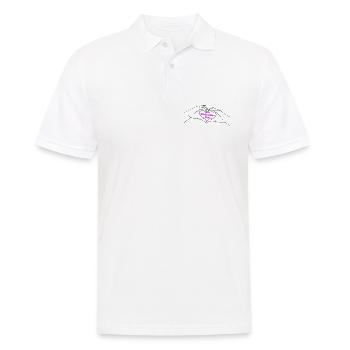 Herz Symbol Gicht - Männer Poloshirt - Weiß - Vorne - Kai (181cm)