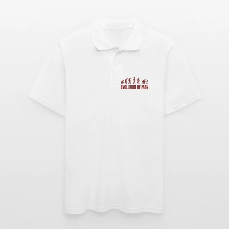 Computer PC Evolution Informatiker Programmierer Männer Poloshirt