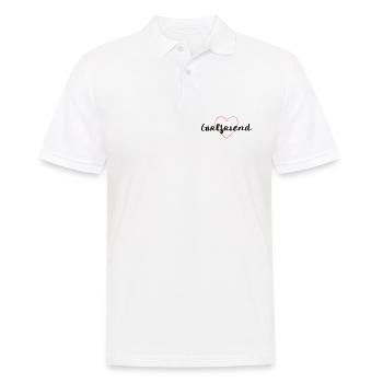 Girlfriend Herz Junggesellenabschied - Männer Poloshirt - Weiß - Vorne - Kai (181cm)