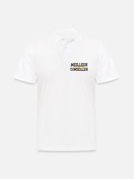Meilleur Conseiller - Polo Homme - blanc