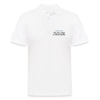 Mein Herz schlägt im Takt der Gezeiten - Männer Poloshirt - Weiß - Vorne - Kai (181cm)