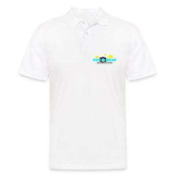 Fotograf Fotografin Fotokamera - Männer Poloshirt - Weiß - Vorne - Kai (181cm)