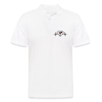 Cocktail Cœur Apéritif Boisson - Polo Homme - blanc - Devant - Kai (181cm)