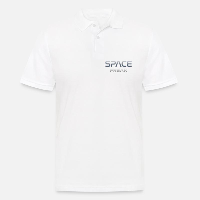 Space Freak Celestial Gradient Tee - Miesten pikeepaita - valkoinen