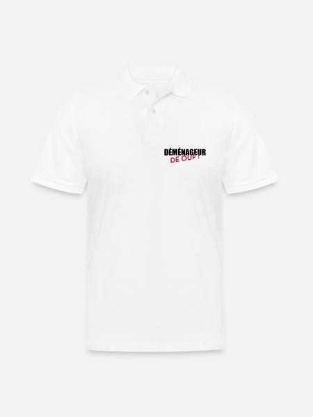 Déménageur / Déménagement / Déménager / Camion - Polo Homme - blanc