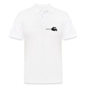 Truck heart rate - Men's Polo Shirt - white - Front - Kai (181cm)