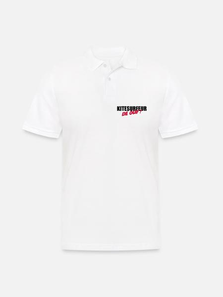 Kiteboarding / Kitesurfing / Kitesurf / - Polo Homme - blanc