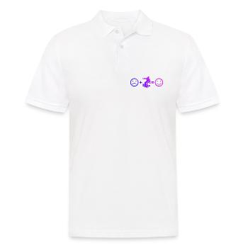 Snowboard vibes for snowboard - Men's Polo Shirt - white - Front - Kai (181cm)