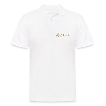 Keine Katzen wurden verletzt (für helle Hintergründe) - Männer Poloshirt - Weiß - Vorne - Kai (181cm)