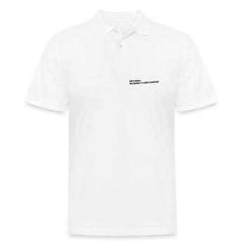 Dummheit ist eingepreist - Männer Poloshirt - Weiß - Vorne - Kai (181cm)