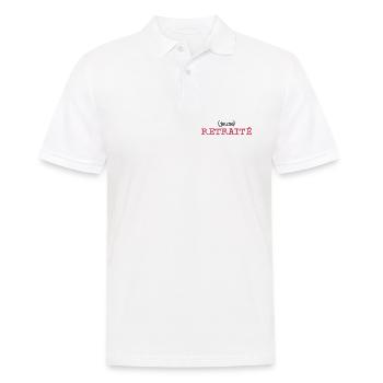 (jeune) Retraité - Polo Homme - blanc - Devant - Kai (181cm)
