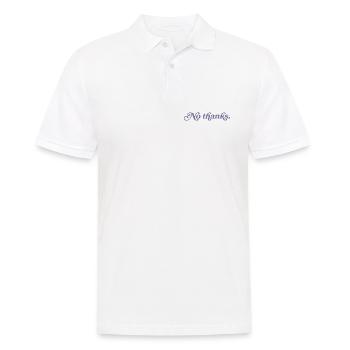 Non merci. - Polo Homme - blanc - Devant - Kai (181cm)