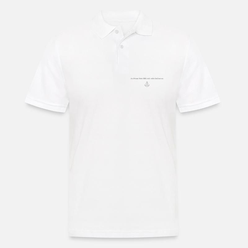 À tes côtés, beaucoup de choses semblent plus faciles - Polo Homme - blanc