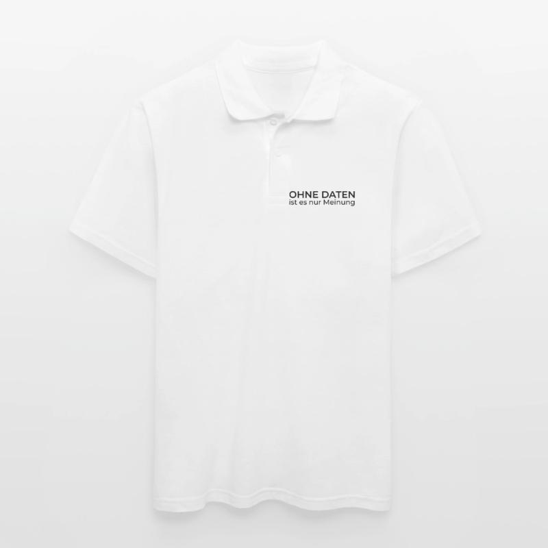 Without data, only opinion – Data & Engineering Men's Polo Shirt