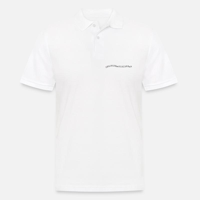 Unschubladisbar – Expression autodérisoire - Polo Homme - blanc