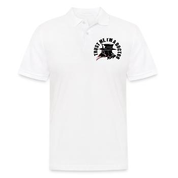 Croyez-moi, je suis un médecin, un médecin, un médecin de la peste - Polo Homme - blanc - Devant - Kai (181cm)